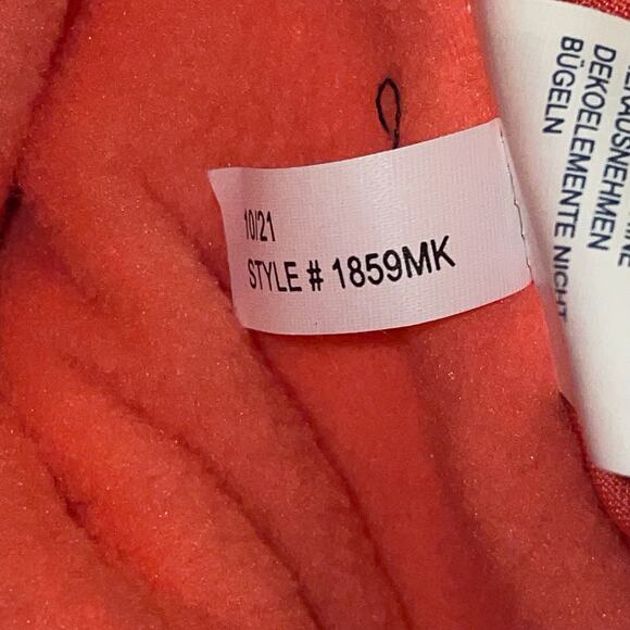 Nautica 1/4 Zip Long Sleeve Fleece Beautiful Orange Coral Color Womans M - Picture 8 of 9